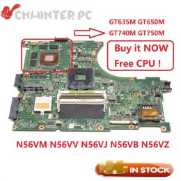 Motherboard NOKOTION Motherboard For ASUS N56V N56VM N56VV N56VJ N56VB N56VZ Main board HM77 DDR3 GT650M 2GB graphics Free CPU