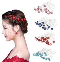 40pcsLot Women Rhinestone U Shape Hairpins For Bridal Wedding Accessories Flower Crystal Hair Pins Clip Bridesmaid Jewelry7607509