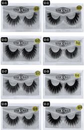 20 styles 3D Mink Eyelashes Eye lash Extension Sexy False Eyelashes Natural Thick Fake Eye lashes Full Strip Mink Eye Lashes Beaut5521616