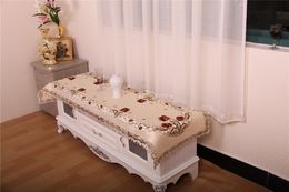 Europe luxury embroidered tablecloth table dining table cover table cloth wedding flower chair cover home textile HM229