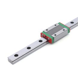 Miniature Linear Rail Slide MGN7 MGN9 MGN12 MGN15 100 300 500 600mm 2pc MGN9 Linear Guide + 4pc MGN9H Block For CNC Parts