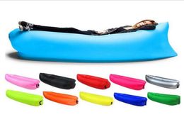 portable outdoor inflatable lazy bag Portable sleeping bags hiking camping travel sleep bag water sofa mattress bed furniture1659435