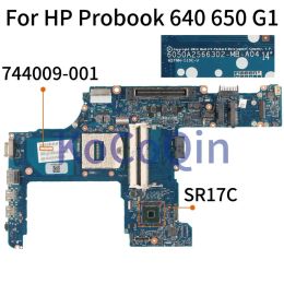 Motherboard KoCoQin 744009001 744009601 Laptop motherboard For HP Probook 640 650 G1 SR17C Mainboard 6050A2566302 6050A2566302MBA04