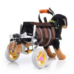 Upgrade Pet Wheelchair for Handicapped Dog, Scooter for Dog, Weak Disabled, Handicapped Hind Leg, 2-Wheel Walking Aid Vehicle