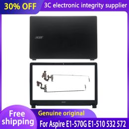 Cases New Original Laptop Cover For Acer Aspire E1570G E1510 532 572 V5561 Z5WE1 Laptop LCD Back Case/Front Bezel/LCD Hinges Black