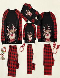 Family Christmas Pyjamas Set New Year Matching Clothes Xmas Adult Mom And Daughter Mother Daddy Sleepwear 2Pcs Outfits 2011286158715