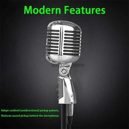 Microphones Classic Metal Retro Live Vocal 55SH Dynamic Wired Handheld Microphone for Karaoke StudioQ