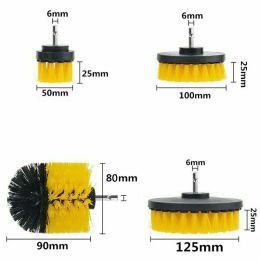 Drill Brush Cleaner Kit Power Scrubber for Cleaning Bathroom Bathtub Cleaning Brushes Scrub Drill Car Cleaning Tools 1/3Pcs