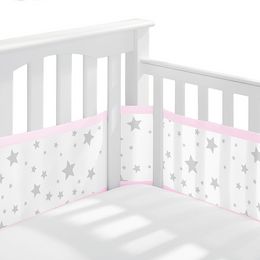 Fence Cot Bumpers Bedding Accessories Child Room Decor Baby Bed Bumper Knot Design Newborn Crib