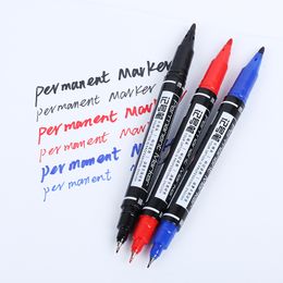 Marker Pens Good Waterproof Ink Thin Nib Crude Nib Black New Portable Fine Colour Marker Pen 3 Colour Available