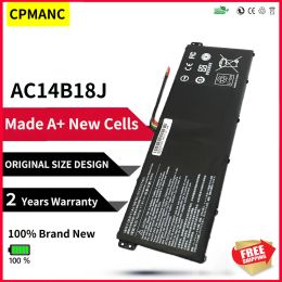 Batteries CPMANC 11.4V AC14B18J AC14B13J Laptop Battery for Acer Aspire ES1511 ES1512 V3111P CB3531 311 TravelMate B115 B116 MS2394