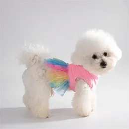 Dog Apparel Vest Skirt Puppy Princess Dresses Cute Birthday Tutu Doggy Wedding Outfit Pet Clothing For Cats And Small Medium Dogs