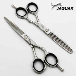 5.5/6 inch Professional Hairdressing scissors set Cutting+Thinning Barber shears High quality Personality Black styles