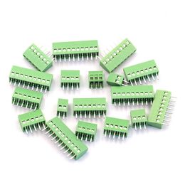 1PCS PCB Screw Terminal KF128-2.54 Pitch 2.54mm 2/3/4/5/6/7/8/10P Spliceable Plug-in PCB Screw Terminal Block Connector