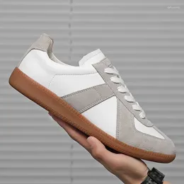 Casual Shoes Women White German Training Genuine Leather Men Sneakers Sport Lovers Plus Size 46