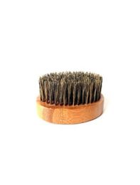 100pcs Boar Bristles Bamboo Beard Brush Moustache Comb can Customise logo Men Bamboos brushes1599079