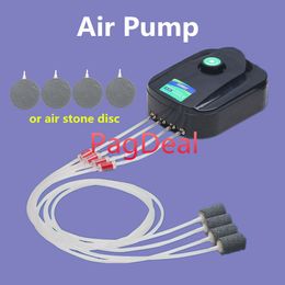 8W 12W Silent Aquarium Air Pump Fish Tank Oxygen Air Pump Quite 2 Outlets 4 Outlets Adjustable Flow free shipping