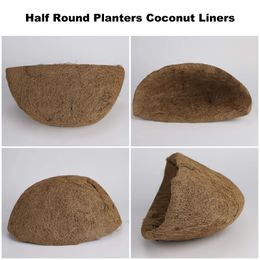 Hanging Basket Coconut Palm Vegetable Flower Pot Basket Liners Planter Garden Decor Hanging Basket Coco Coir Liners