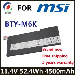 Batteries BTYM6K 11.4V 52.4Wh Laptop Battery For MSI MS17B4 MS16K3 GF63 Thin 8RD 8RD031TH 8RC GF75 Thin 3RD 8RC 9SC GF65 Thin 9SE/SX