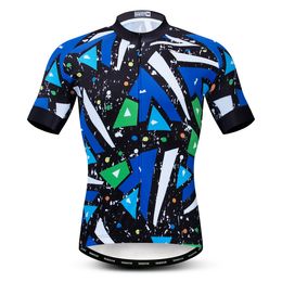 2020 cycling jersey Men Mountain Bike jersey MTB Bicycle Shirts Road Tops racing Ropa Ciclismo jackets summer clothing Blue red
