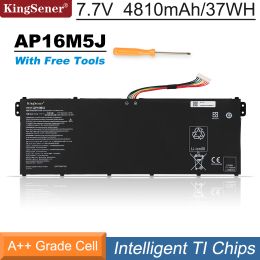 Batteries KingSener AP16M5J Laptop Battery Acer Aspire 1 for Aspire 3 A31521 A31551 ES1 A114 A315 KT.00205.004 7.7V 4810mAh 37WH