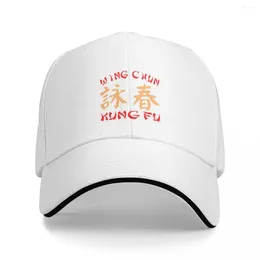 Ball Caps Wing Chun Funny Martial Arts Inspirational Design Cap Baseball Hats Snapback Man Women's
