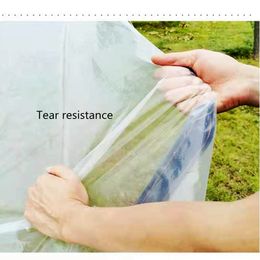 Black edge PE Plastic Transparent Rainproof Cloth Balcony Garden Waterproof Shelter Greenhouse Succulent Plant Keep Warm Awning