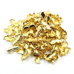 100Pcs Gold Sliver Claws Studs Metal Moustache Shape Rivets Nailheads Rivet Crafts DIY For Clothes 18X8mm Spikes For Leather