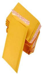 50 PCSLot Kraft Paper Bubble Envelopes Bags Mailers Padded Envelope With Bubble Mailing Bag Drop 2231302