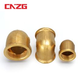 1/8" 1/4" 3/8" 1/2" Female x Male Thread 90 Deg Brass Elbow Pipe Fitting Connector Coupler For Water Fuel Copper