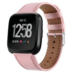 Leather Wristband Strap Replacement For Fitbit Versa 2 Versa Lite Smart Watch Bracelet Band Loop For Fitbit Versa samrtwatch