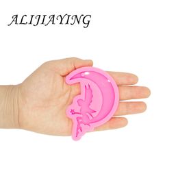 Shine Inside MOONTINK Keychain Mould Silicone mould for Resin Epoxy Craft DIY Necklace Jewellery Pendant DY0514