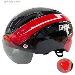 Cycling Helmets Cycling Helmet Men Women D Light Helmet Road Mountain Magnetic ns Bike Helmet For Riding Bicyc Sports Skateboard Scooter L48