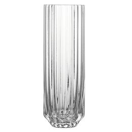 Glass Cup Striped Bud Straight Cocktail Juice Long Drink Milk Shake Cup Flask Liquor Vodka Glasses for Champagne Glasses of Wine