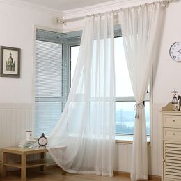 White Dots Window Curtain For Kids Bedroom Kitchen Striped Sheer Tulle Curtains Panel living Room Voile Curtains