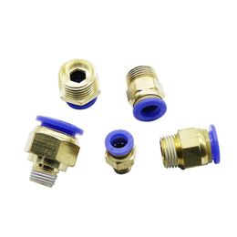 Air Pneumatic 12mm 10mm 8mm 6mm 4mm Hose Tube 1/8" 1/4" 3/8" 1/2" Male Thread Air Pipe Connector Quick Coupling 1 Pcs