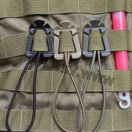 Camp Tab Cord Fixer EDC SF Hang Suitacase Hike Hook Backpack Zipper Pull Puller Quickdraw Carabiner Clasp End Fit Rope Tag