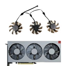 Pads DIY 75MM 4PIN FD7010H12S FD8015H12S 0.35A Cooling Fan AMD RX RADEON VII GPU FAN For XFX ASUS MSI RX RADEON VII Fans
