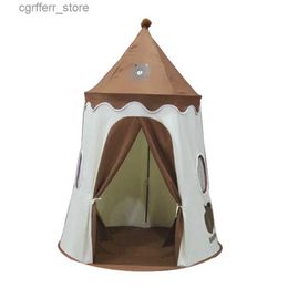 Toy Tents Kids Toy Tent Indoor Outdoor Game Garden Tipi Princess Castle Folding Cubby Toys Tent Baby Room House Teepee Toy Gifts L410