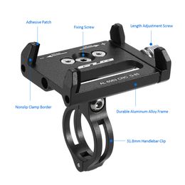 GUB G85 Bicycle Phone Holder Bracket GPS Holder G-85 Aluminium MTB Bike Motorcycle Support for Bike Handlebar Bike Accessories