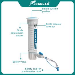 JOANLAB Official Store Bottle Top Dispenser Adjustable Quantitative Laboratory Dispenser Autoclavable Lab Equipment With Bottle