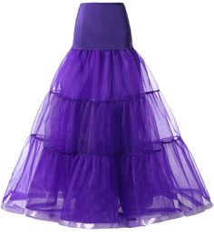 Women's Ankle Length Petticoats Long Plus Size Wedding Petticoat Slips Crinoline Underskirt for Prom Evening Wedding Dress