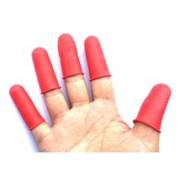 Convenient Silicone Fingers Cover Cap Fingertip Protector Anti-skid Heat Resistant For Kitchen Barbecue Household gloves XH8Z