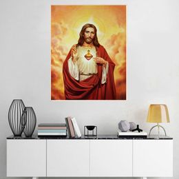 5D DIY Full Drill Diamond Painting Religious Sacred Heart Of Jesus Diamond Mosaic Christian Embroidery Cross Stitch Home Decor