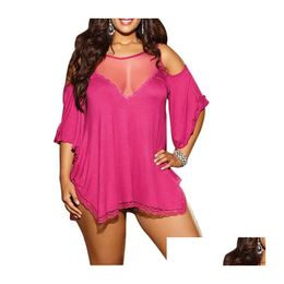 Womens Sleepwear Whole Y Big Size Nightwear Plus Women Lingerie Large Code Underwear Princess Highgrade Erotic Lingerie8789971 Drop De Dhjzl