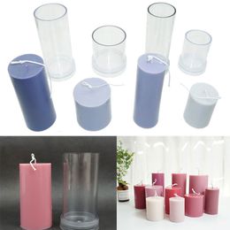 DIY Cylinder Pillar Candle Mould Handmade Craft Making Mould Tool Set Cylindrical Handmade Candle Mould 9 Sizes