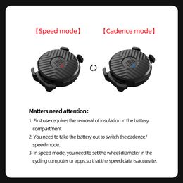 ANT+ Speed&Cadence Sensor Monitor Bluetooth 4.0 Speed Sensor For Thinkrider X7 X5 Trainer For Gramin Zwift Cycling Apps Devices