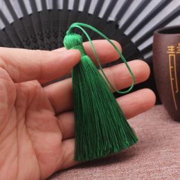 2Pcs/Lot 8cm Silk Tread Tassel Jewellery Curtain Garment Decor Accessory For DIY Key Chain Cellphone Bag Fringe Trim Pendant