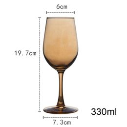 2Pcs Amber Plating Goblet Crystal Champagne Glass Home Wedding Party Champagne Flute Glasses Wine Glass Creative Gifts Drinkware