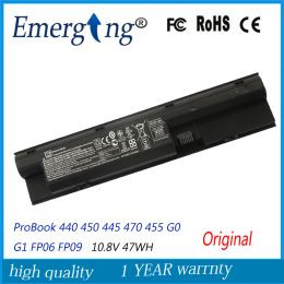 Batteries 10.8V 47WH New Original Laptop Battery for HP ProBook 440 450 445 470 455 G0 G1 FP06 FP09 H6L26AA H6L27AA